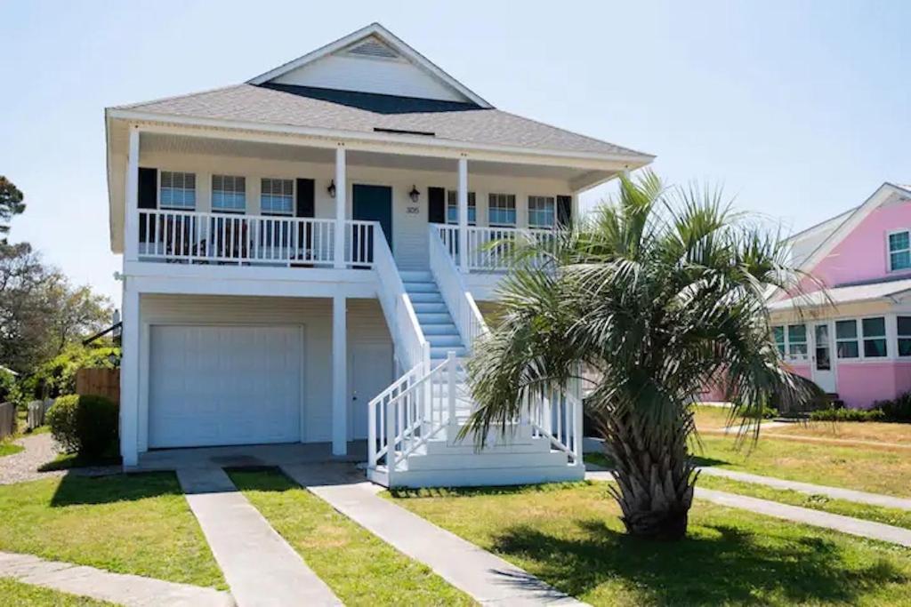 Beach Bum Bungalow Carolina Beach Exterior photo